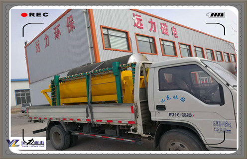 濕式磁選機，福建濕式高強磁磁選機_釩鈦鐵礦福建濕式高強磁磁選機型號參數及磁場強度 